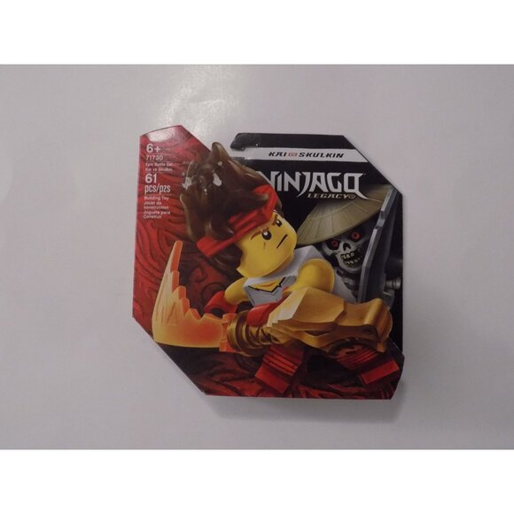 LEGO NINJAGO Epic Battle Set – Kai vs. Skulkin Building Kit  71730 - Slight Tear - Picture 1 of 5